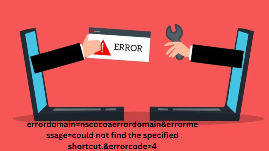 errordomain=nscocoaerrordomain&errormessage=could not find the specified shortcut.&errorcode=4