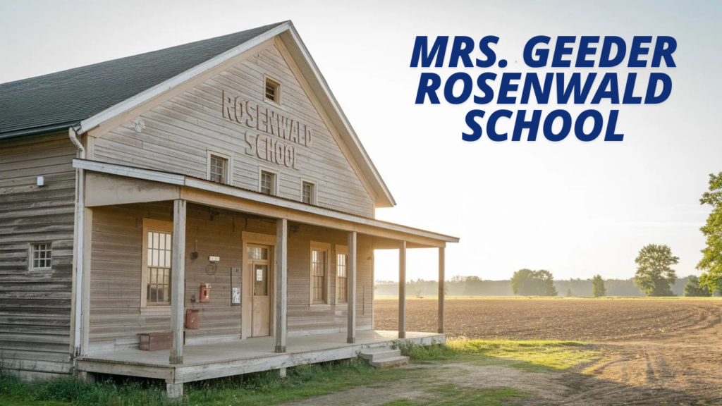 mrs. geeder rosenwald school