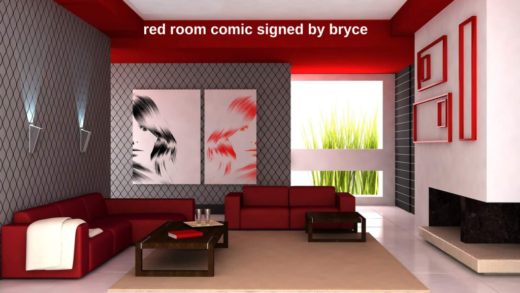 red room comic signed by bryce