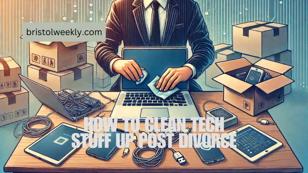 how to clean tech stuff up post divorce